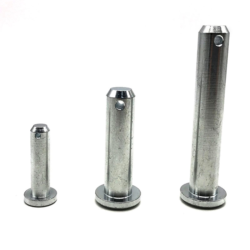 不銹鋼導向銷平頭銷軸國標帶孔圓頭銷子定位銷子M6-M16