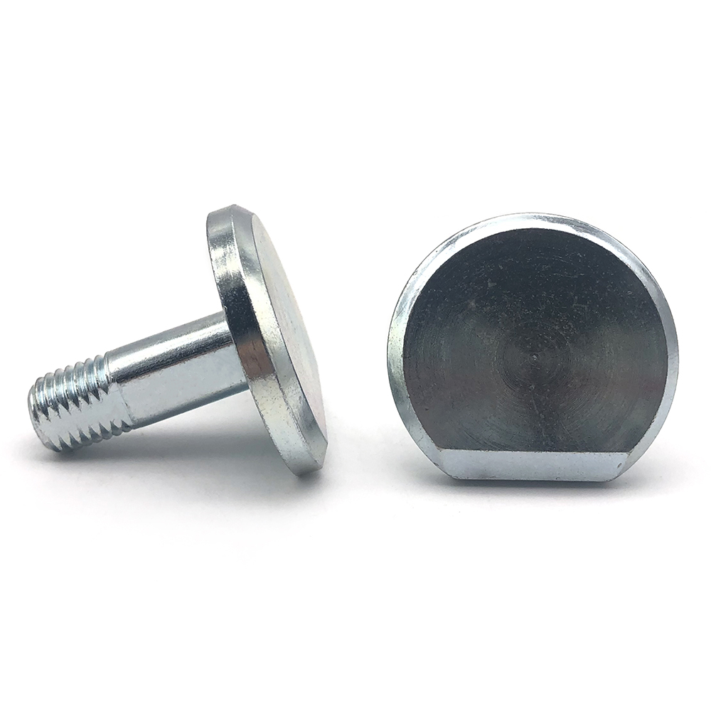 大平頭非標螺絲8.8級半牙螺絲鍍藍白鋅切牙切頭螺釘