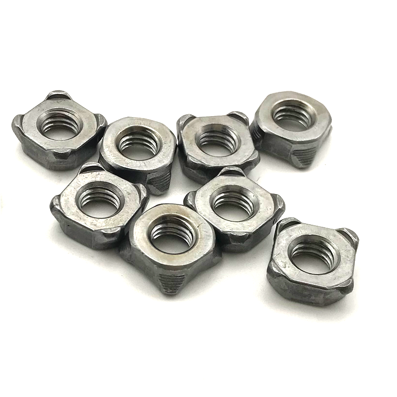 DIN928不銹鋼無(wú)焊點(diǎn)四方電焊螺帽無(wú)腳點(diǎn)焊螺母