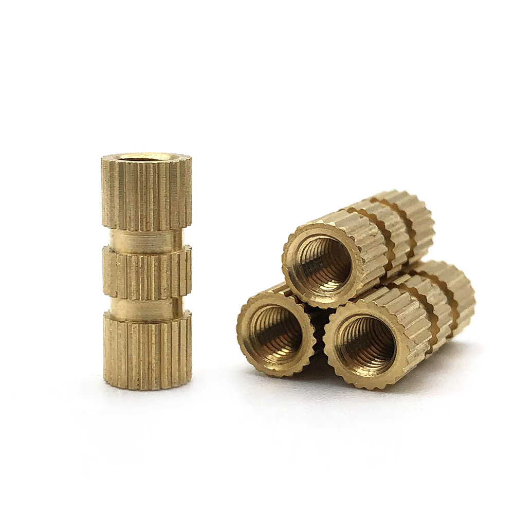 滾花螺母 黃銅螺母 機械螺母 小螺母 螺帽 嵌入螺母 嵌入件 非標(biāo)件 非標(biāo)螺母