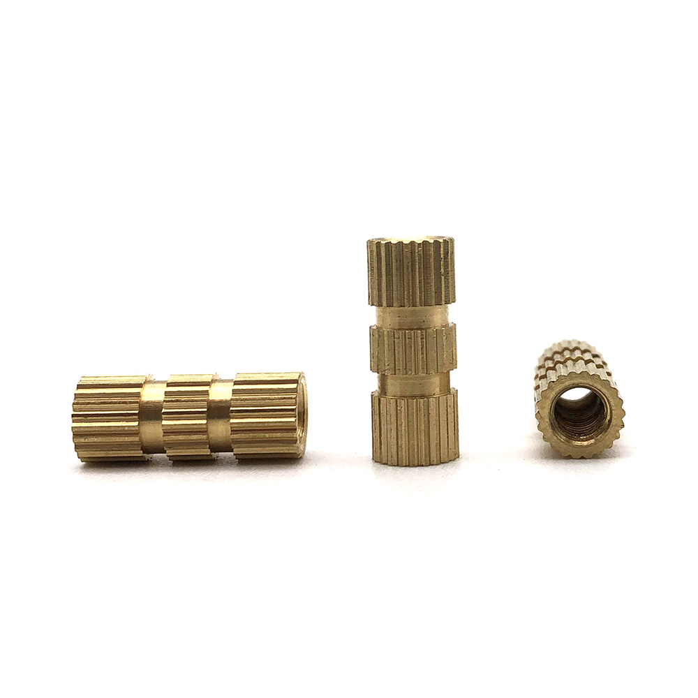 滾花螺母 黃銅螺母 機械螺母 小螺母 螺帽 嵌入螺母 嵌入件 非標件 非標螺母