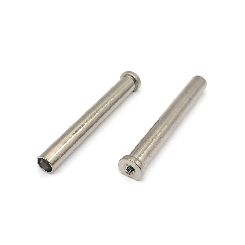 廠家生產(chǎn)圓柱銷304不銹鋼內(nèi)螺紋圓柱銷 光軸 滾花軸 玩具搓花軸 搓花圓 柱銷定制非標銷軸