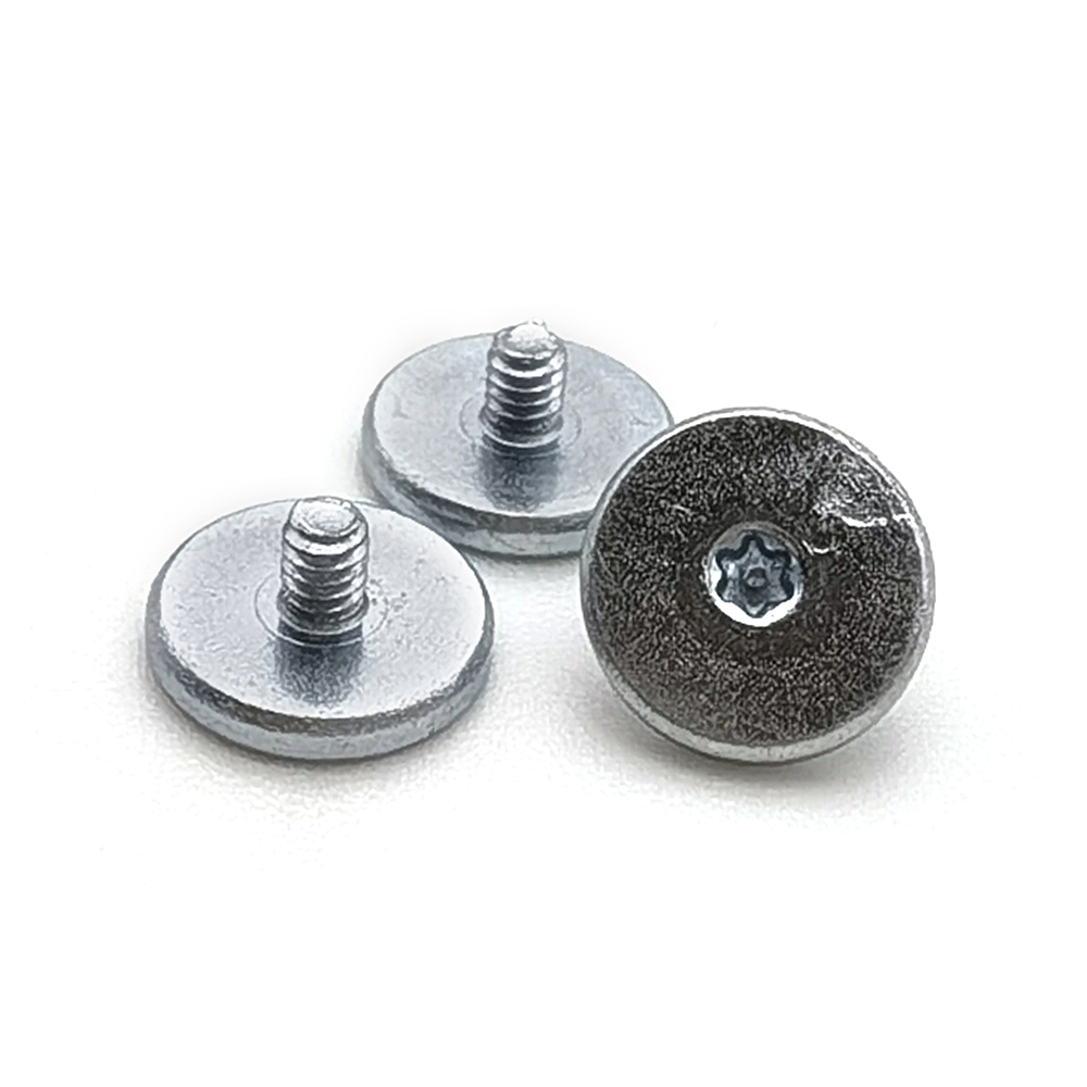 創河廠家生廠平頭梅花螺絲鍍藍白鋅電子小螺絲扁頭螺絲定制非標螺絲