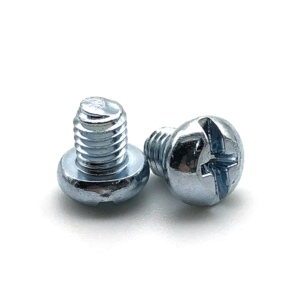 工廠生產(chǎn)十一字槽加減頭螺絲釘鍍藍(lán)白鋅螺絲釘盤(pán)頭大扁頭機(jī)絲螺絲釘定制非標(biāo)螺絲