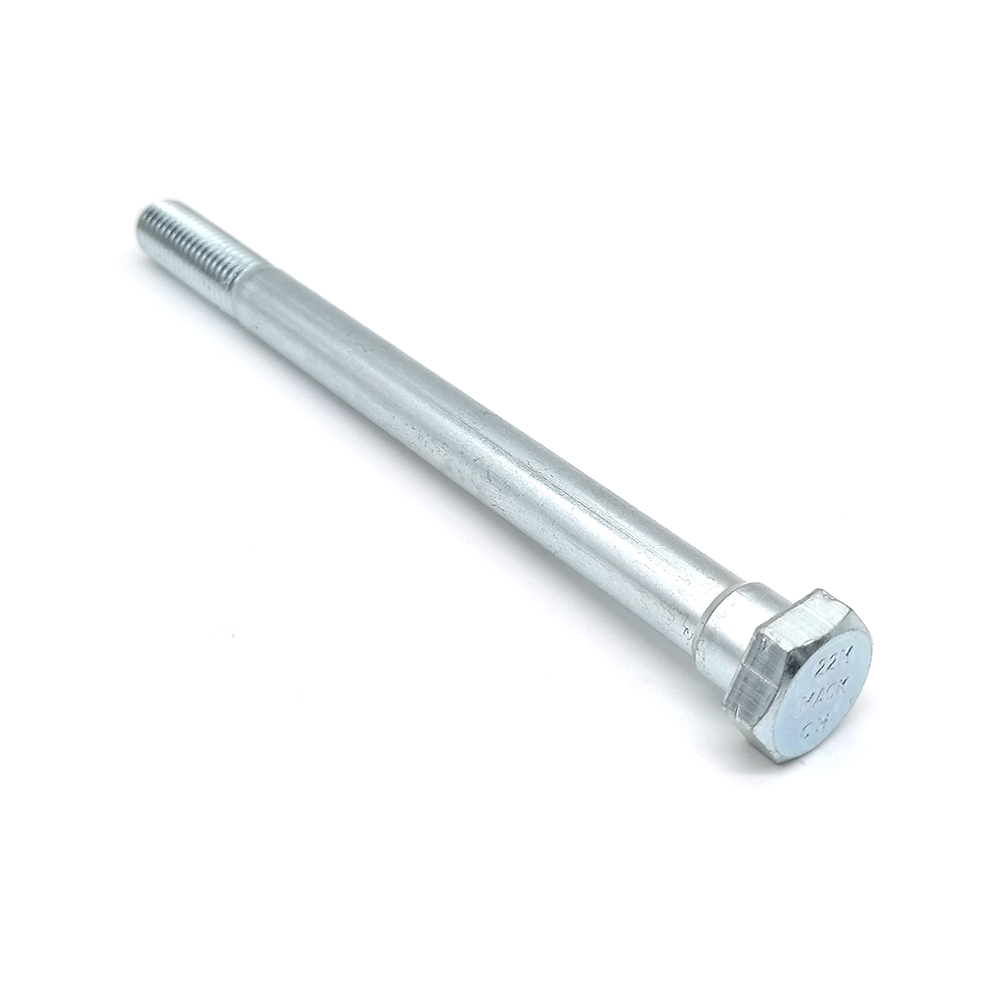 生產(chǎn)臺階螺絲 10.9級藍(lán)白鋅1/4六角螺絲 用于機(jī)械設(shè)備定制非標(biāo)螺絲