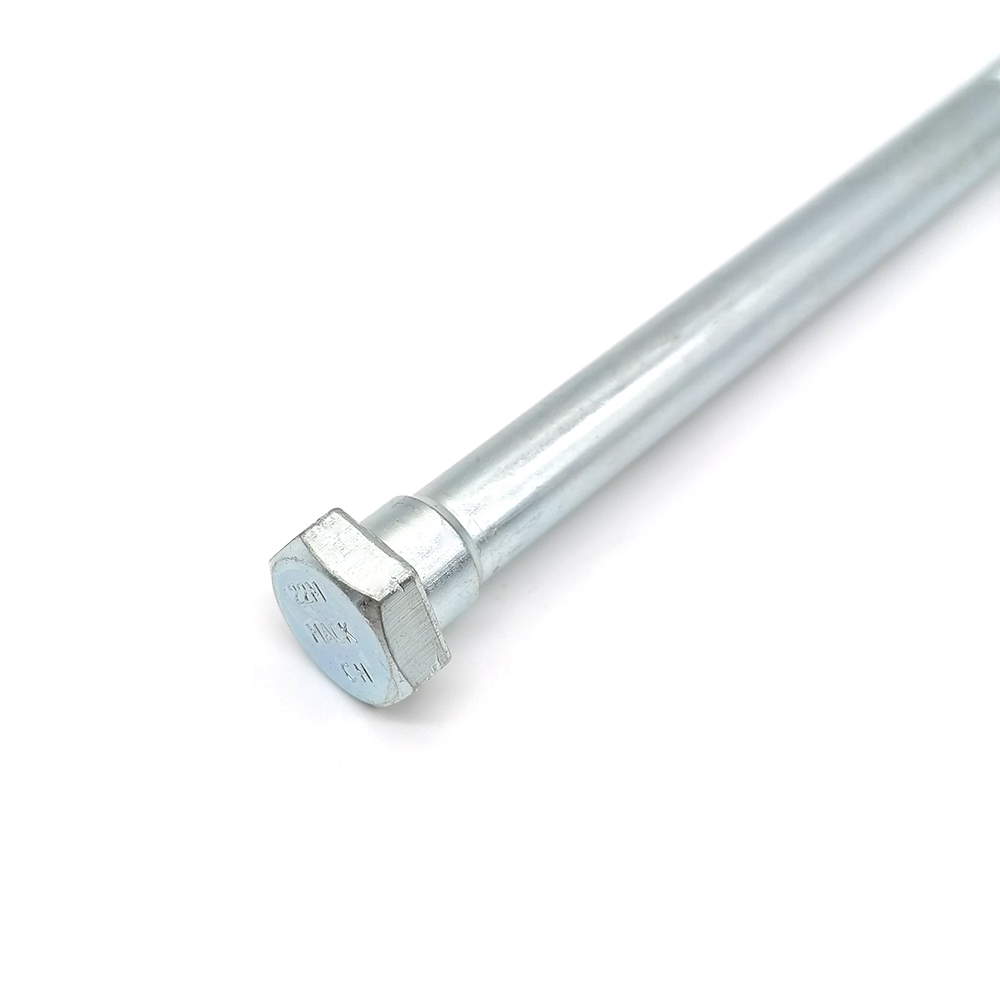 生產(chǎn)臺階螺絲 10.9級藍(lán)白鋅1/4六角螺絲 用于機(jī)械設(shè)備定制非標(biāo)螺絲