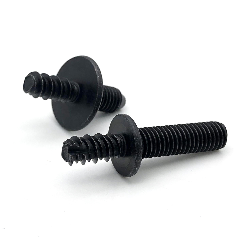 廠家生產雙頭牙螺絲 雙頭螺絲 雙頭螺絲 發黑 黑鋅螺絲 車燈螺絲 汽車螺絲 定制非標螺絲