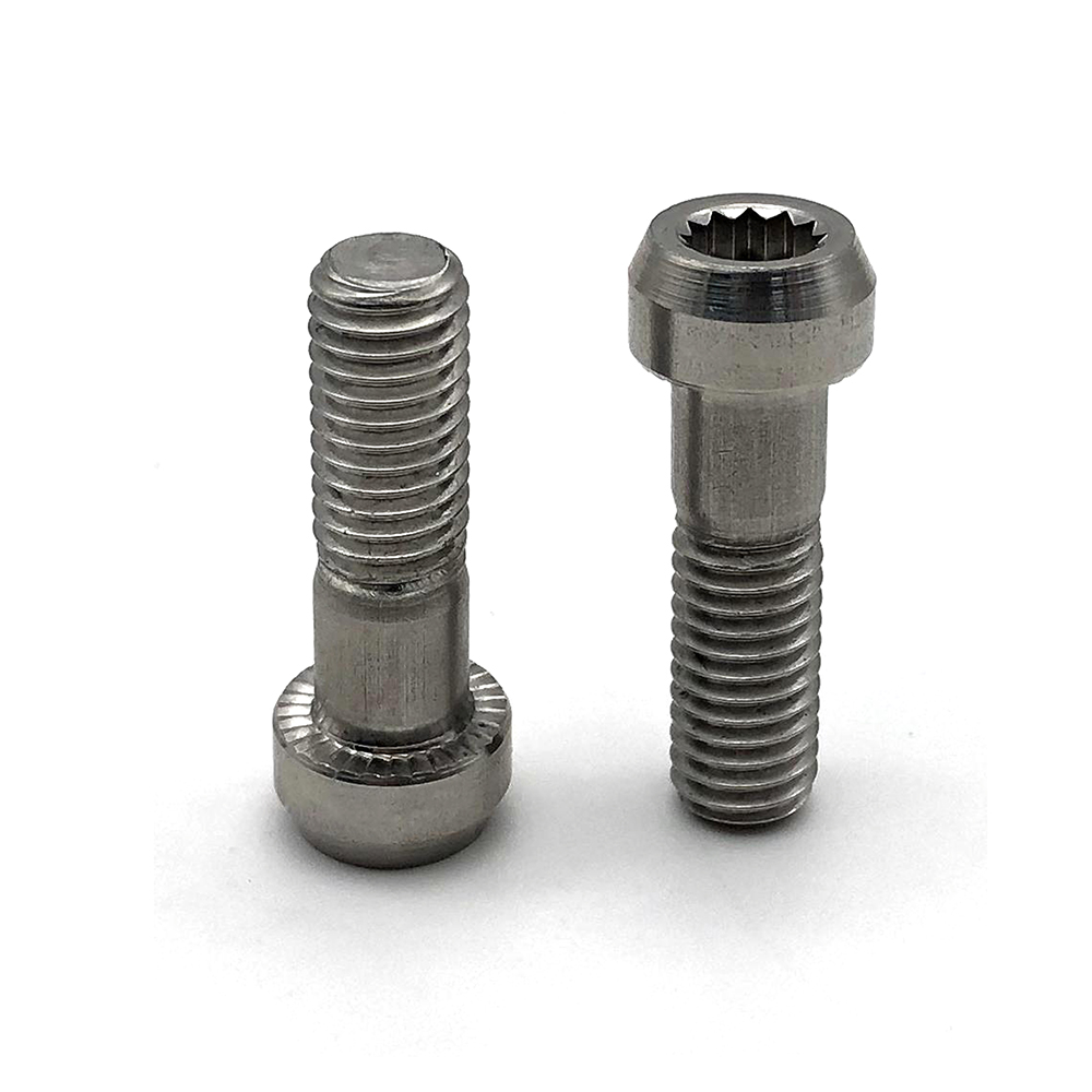 廠家定制非標螺絲 鈦螺絲 鈦合金螺絲 車削螺絲 臺階螺絲 半牙螺絲 自行車螺絲  內十二角螺絲