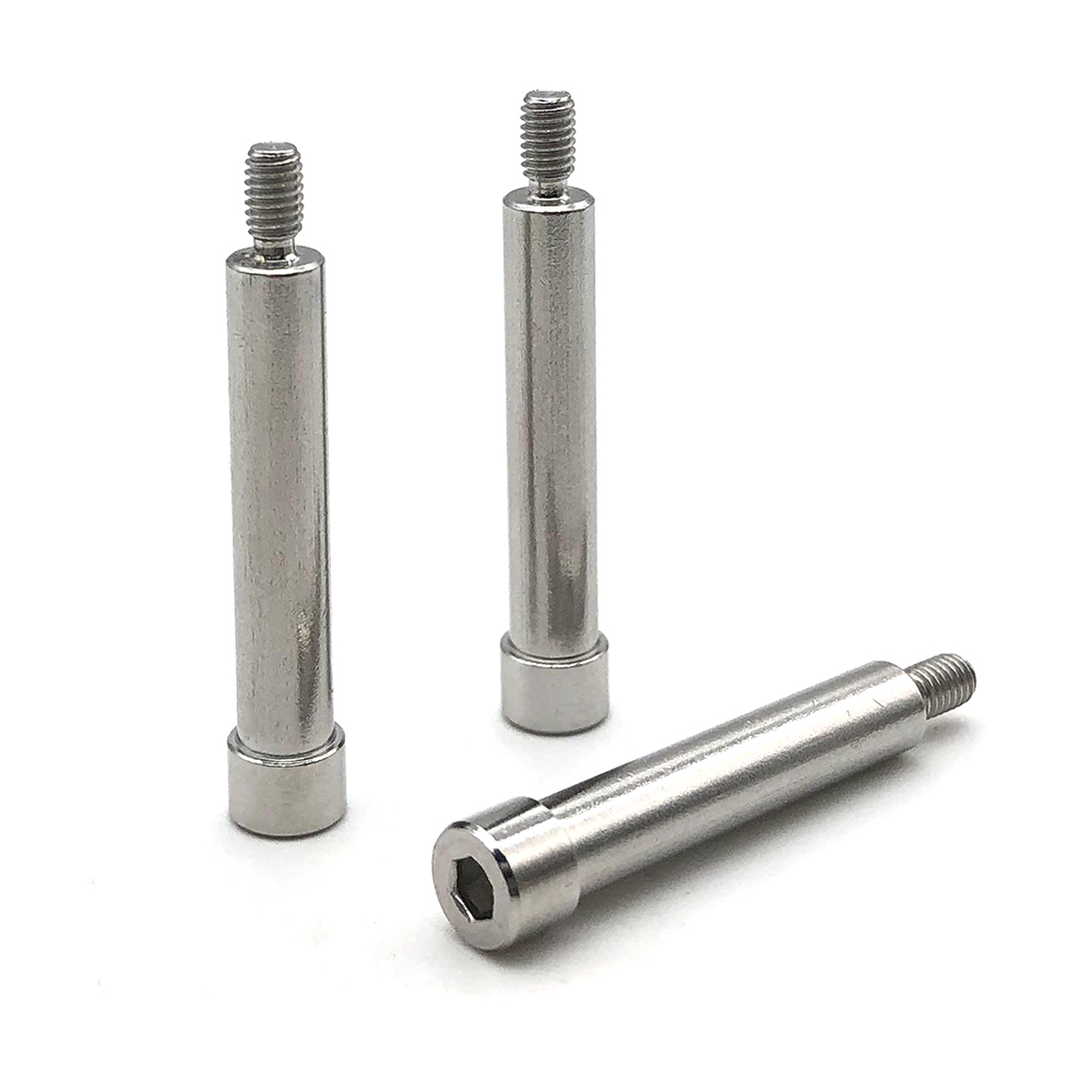 304不銹鋼內六角塞打螺絲軸肩凸肩等高螺釘限位螺栓M3M4 M5M6M8M10