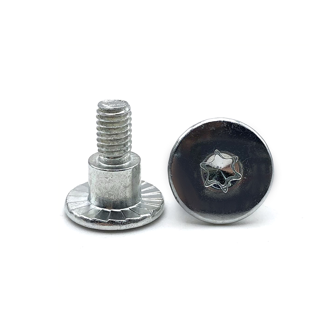 非標(biāo)定制臺階螺絲碳鋼大扁頭梅花臺階螺絲多工位非標(biāo)梅花螺絲