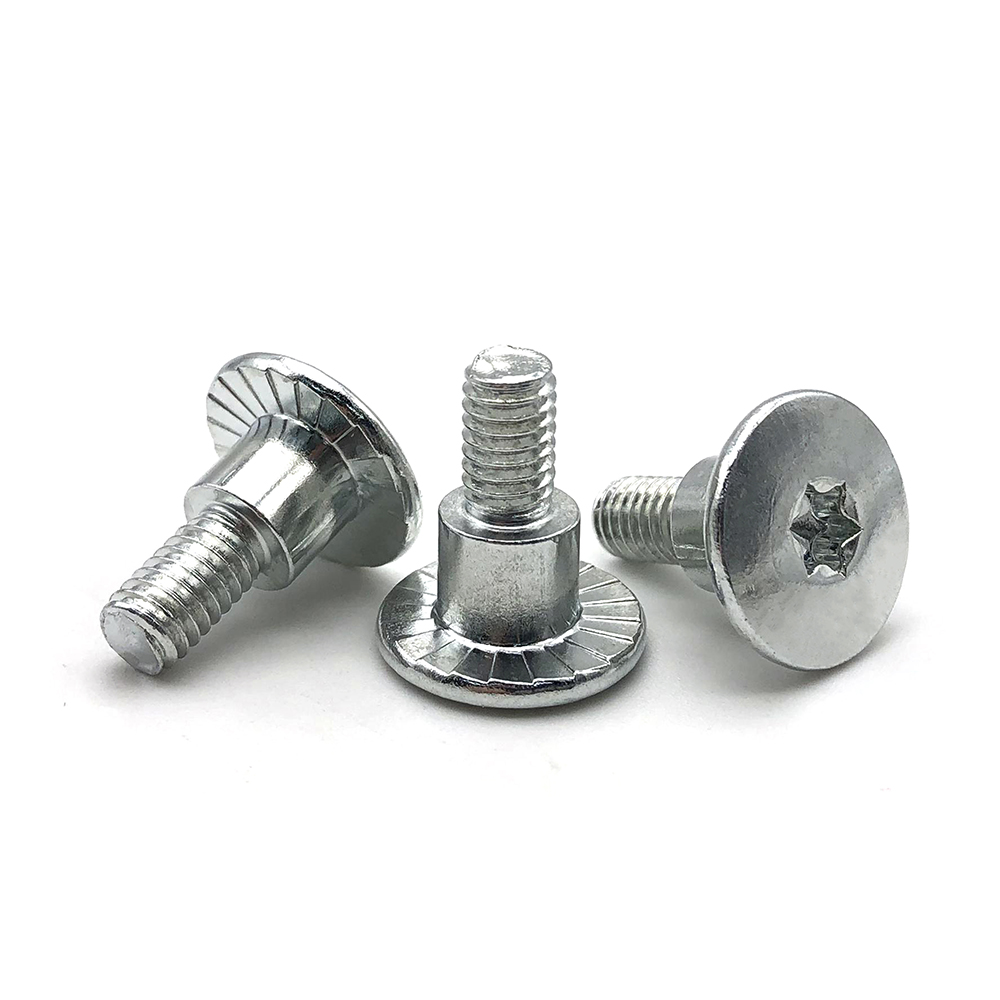 非標(biāo)定制臺階螺絲碳鋼大扁頭梅花臺階螺絲多工位非標(biāo)梅花螺絲