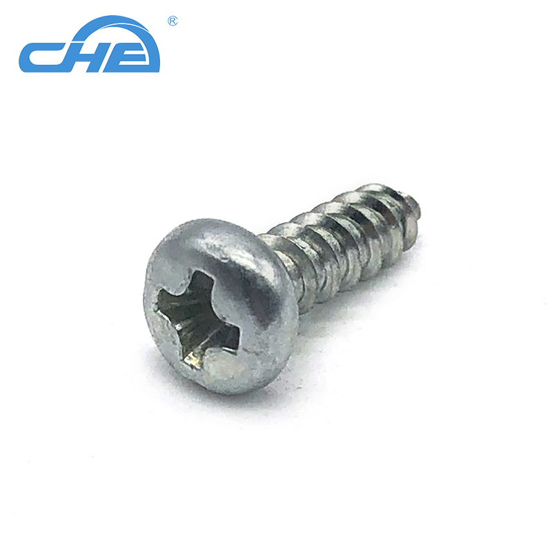 鍍鎳十字槽圓頭自攻螺釘盤頭尖尾螺絲PA電子產品自攻釘M1.4M2.3M5