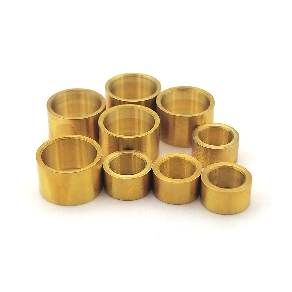 h62黃銅管切割銅箍環圈套管刀柄杖棍桌椅腳純黃銅套h62黃銅套加工