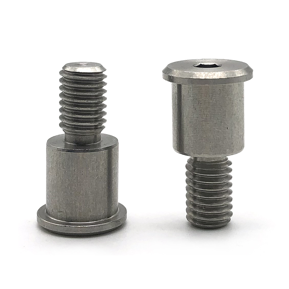 非標定制臺階螺絲不銹鋼臺階內六角螺絲來圖加工碳鋼半牙限位螺釘