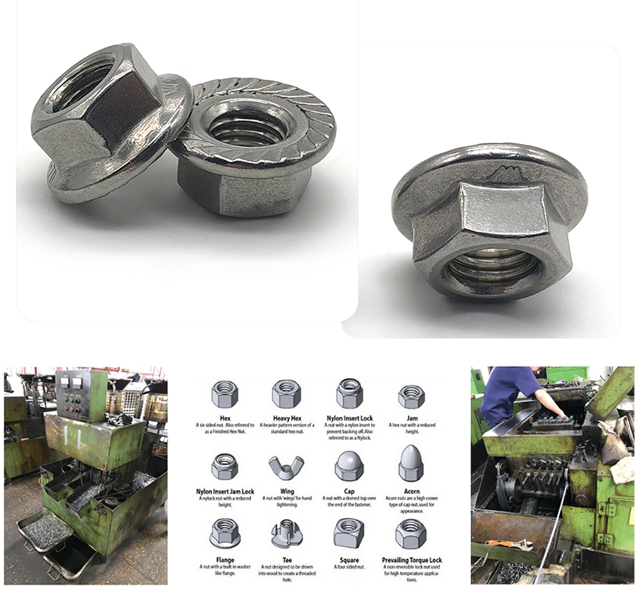 六角法蘭螺母 六角法蘭螺母